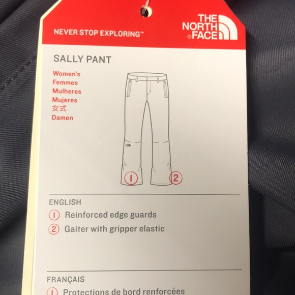 🆕 NORTH FACE Womens Gray Snow Pants NWT $100 - Picture 5 of 8